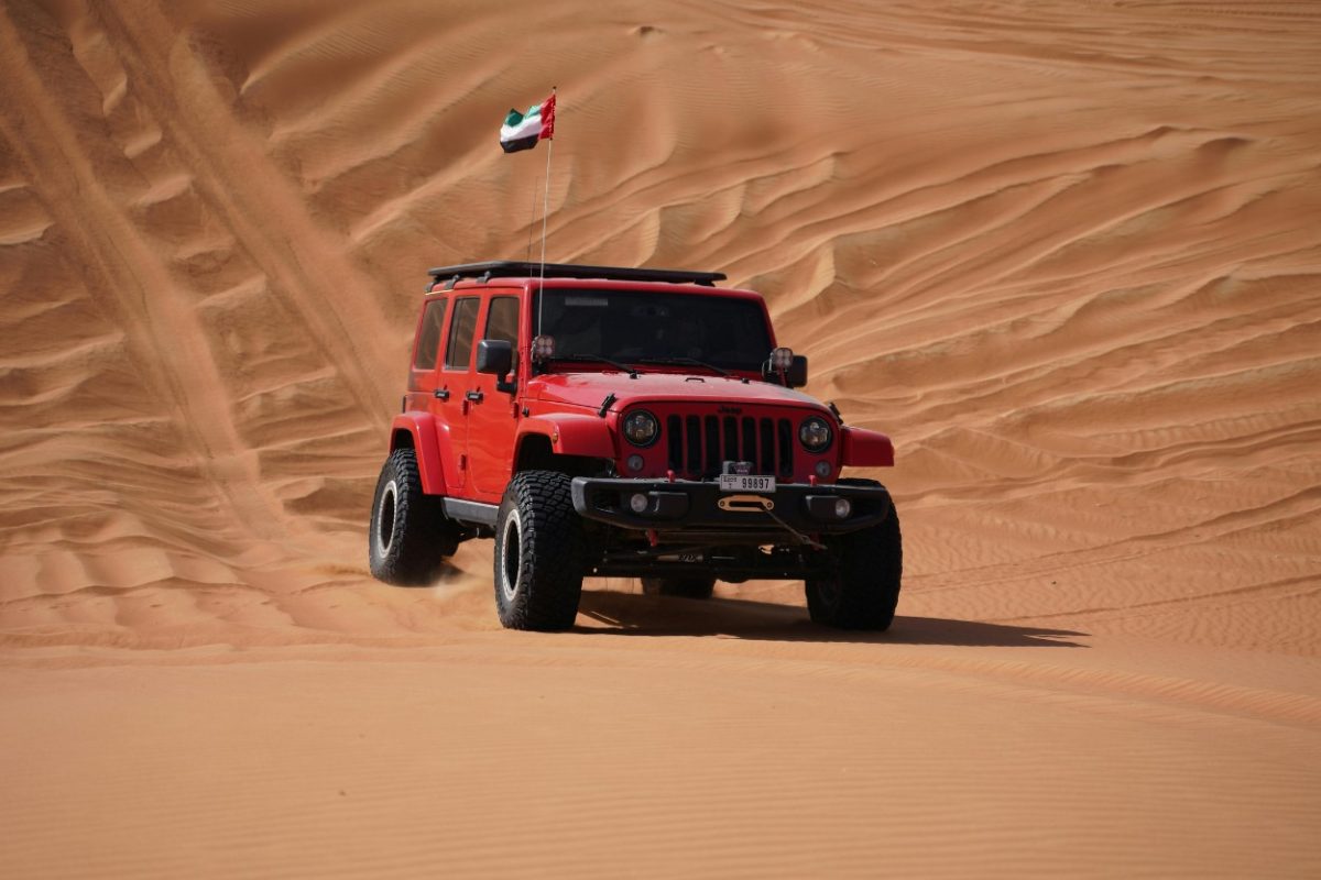 Dune bashing